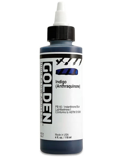 Acrylique high flow - 4 oz  indigo anthraquinone  s7