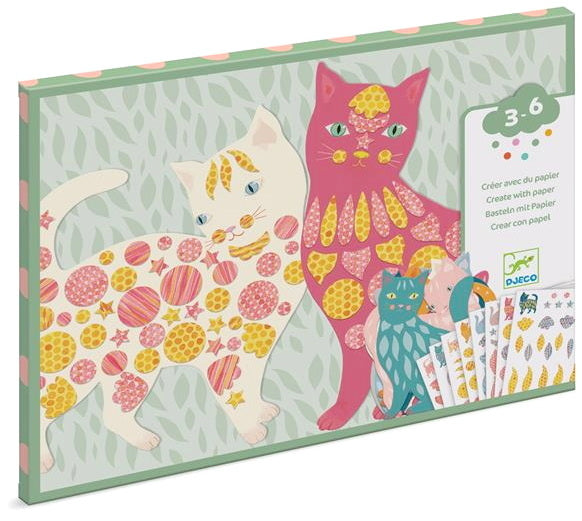 Creer avec papier/jolis chats d elodie