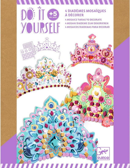 Diy mosaic tiaras/like a princess