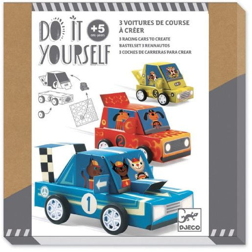 Diy grand prix (3 voitures de course)