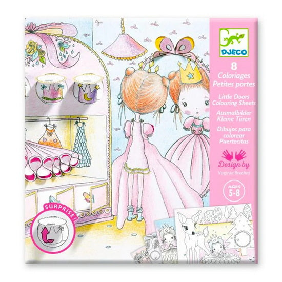 Coloriages surprises/portes de pupi