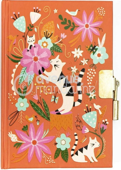 Mandarine secret diary cats flowers