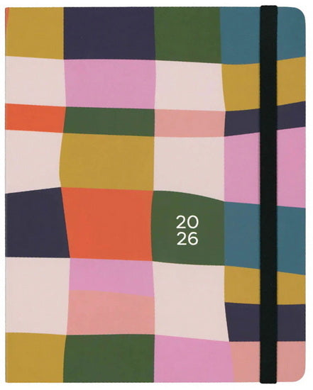 Agenda 2026 Omnico patchwork abstrait 1s/p