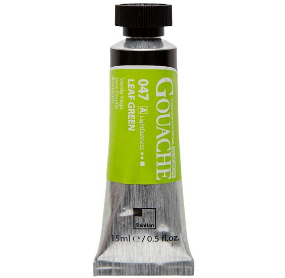 Gouache designers vert feuille série a - 15ml
