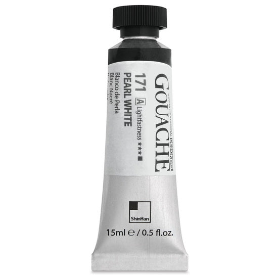 Designers gouache 15ml - pearl white series a