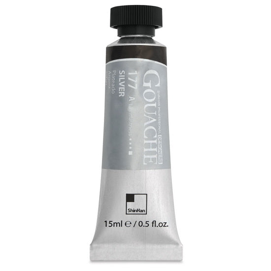 Gouache designers argent série a - 15ml
