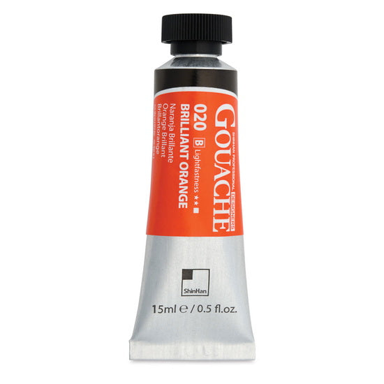 Gouache designers 15ml orange brillant série b