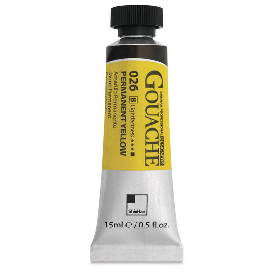 Gouache designers jaune permanent série b - 15ml