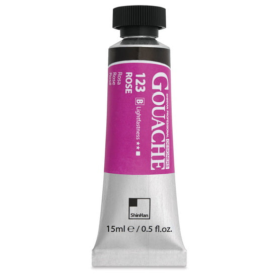 Gouache designers 15ml rose 123 série b