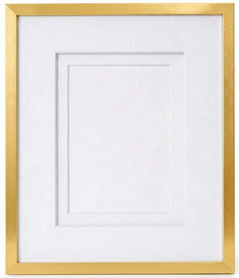 Aluminum Frame Brass - 16X20" mat 11X14/8X10"