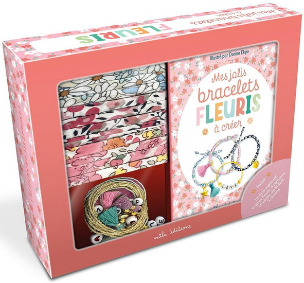 Mes jolis bracelets fleuris à créer Cof.