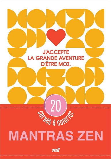 Mantras zen : 20 cartes à colorier