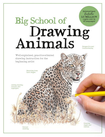 Big School of Drawing Animals: Well-explained, practice-oriented drawing instruction for the beginning artist