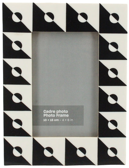 Cadre photo 4x6 formes géométriques