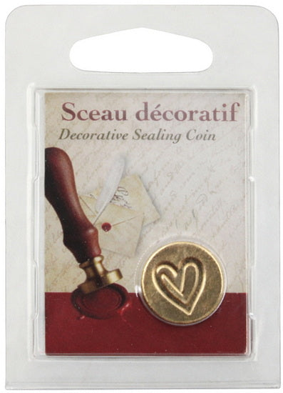 Heartshaped wax seal
 (17 mm).

Plastic blister