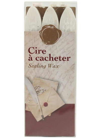 3 Pack Sealing Wax Sticks Pear l
ncludes 3 pearl sticks (4 x 5 i