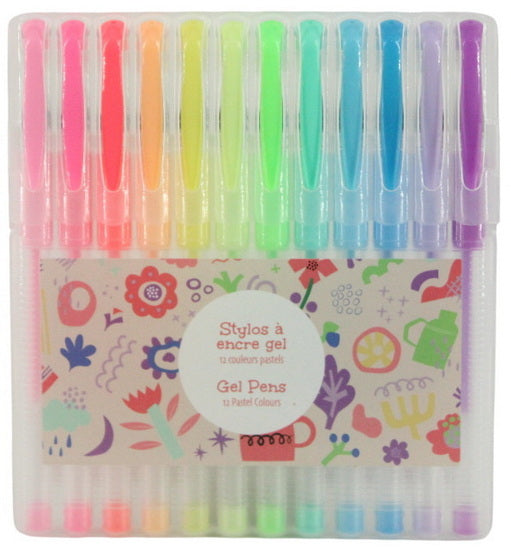 Gel Pens 12 Pastel Colors