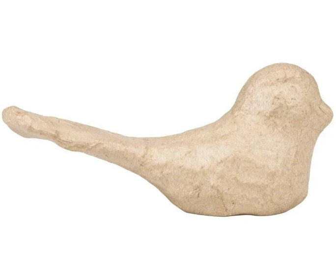 Paper Mache Bird 12x4x5,5cm