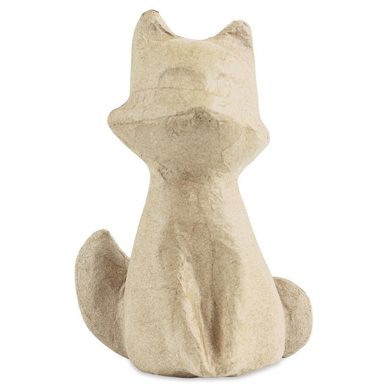Paper Mache Fox 14x11x20cm