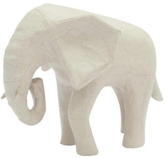Paper Mache African Elephant 15,5cm