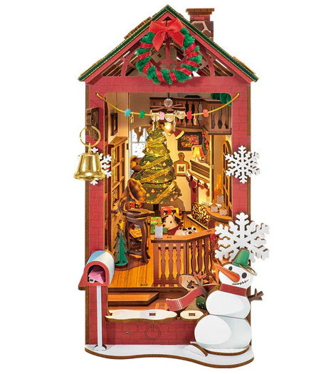 DIY Mini House - Christmas indoor scene