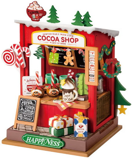 Mini maison à bricoler - Chocolat chaud