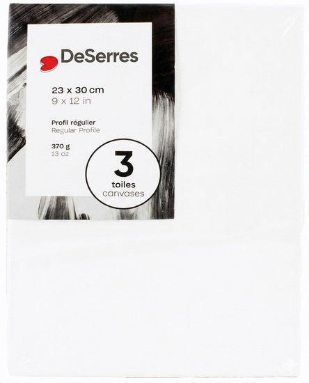 Ens. 3 toiles régulière 9 x 12 PO 370g/13oz