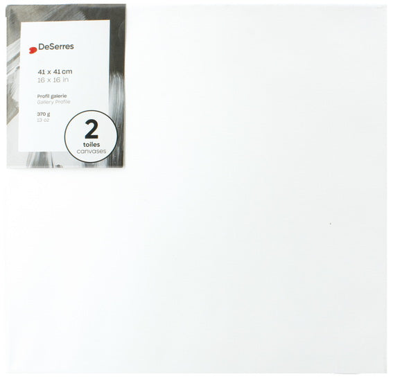 Ens. 2 toiles galerie 16X16 PO 370g/13oz