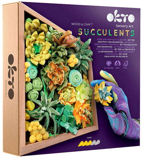 Wood & Craft - Succulents - Energy
