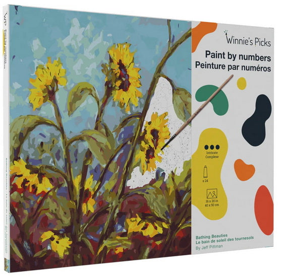 Paint by Numbers - Sunflowers