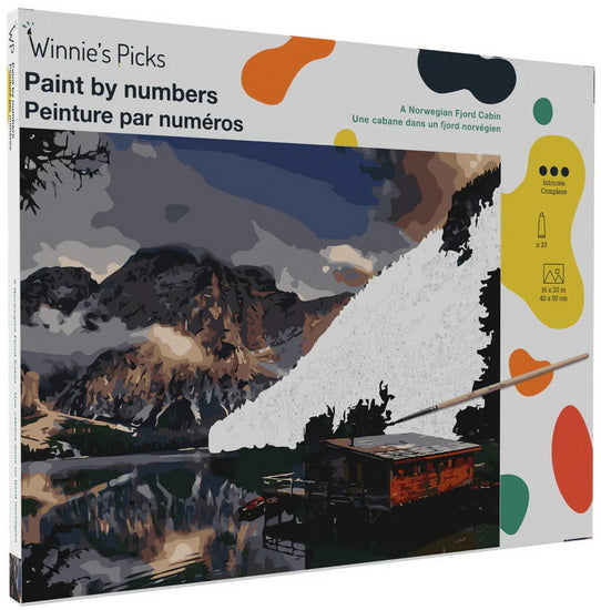 Paint by Numbers - Fjord Cabin