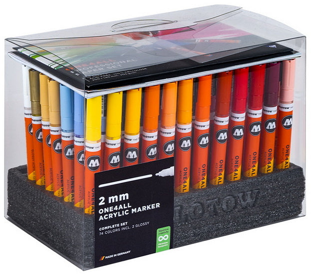 One4all complete 2mm marker set - 74 pcs
