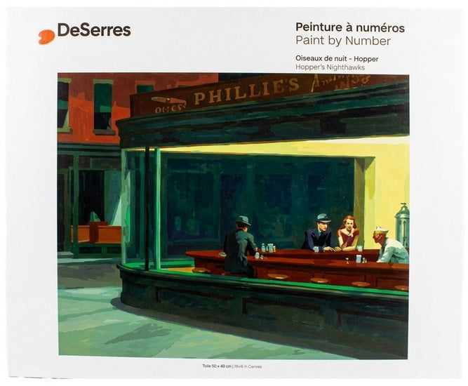 Paint by Numbers Hopper's Nighthawks