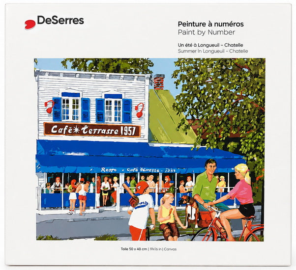 Peinture à numéros Chatelle Un été à Longueuil