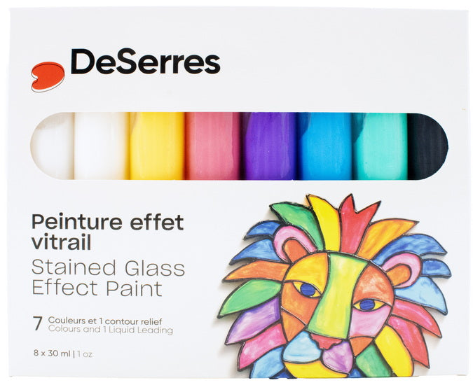 Stained glass paint 7x30ml
