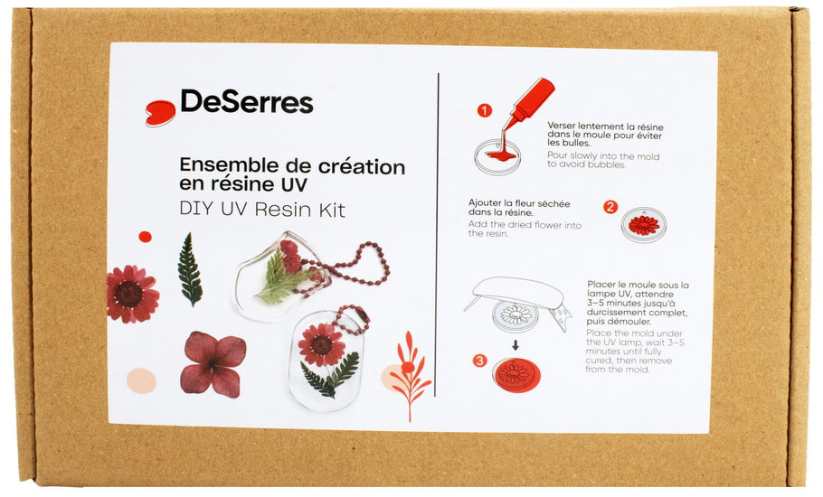 Resin Flower Charm DIY Kit