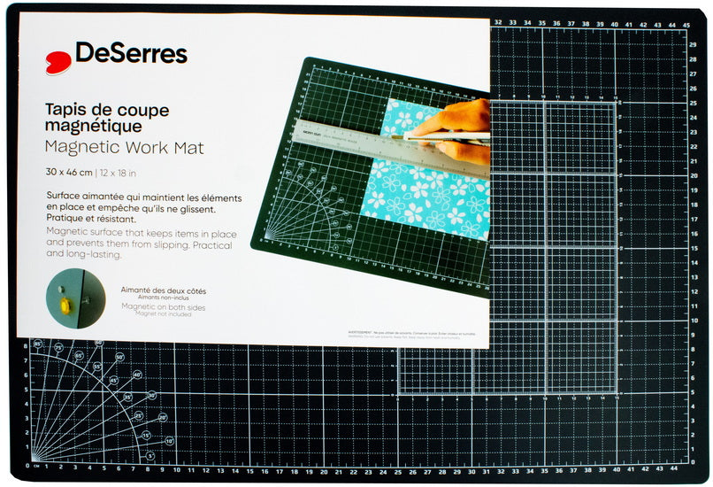 Tapis de coupe magnétique 12x18po