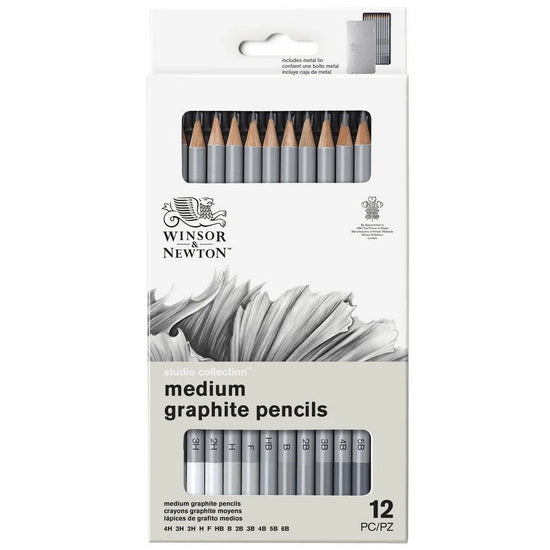 Boîte de 12 crayons graphite moyens