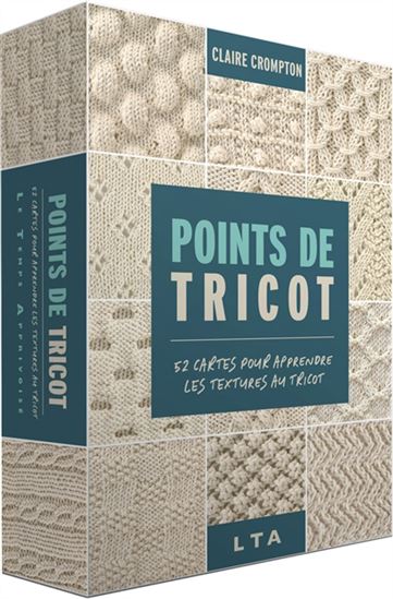 Points de tricot  : 52 cartes pour apprendre les textures au tricot Cof.