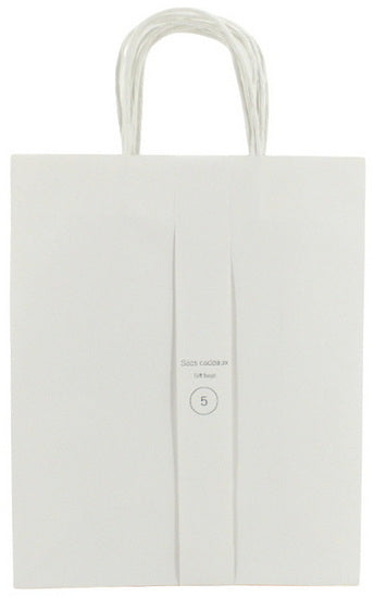 Ens. 5 sacs moyens kraft blanc