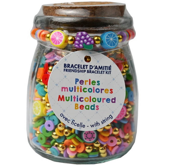 Bocal d'activités DIY- perles multicolores