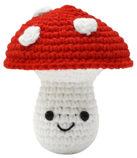 Ens. porte-clés crochet mini champignon