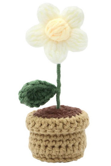 Potted Sunflower DIY Crochet Kit
