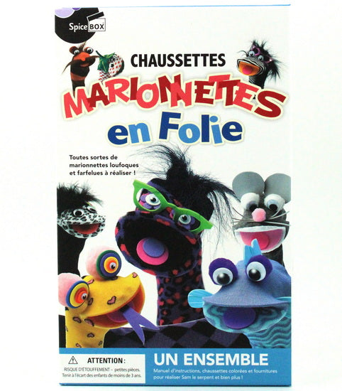 Chaussettes marionnettes en folie
