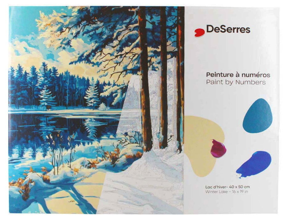 Paint by Numbers Winter Lake