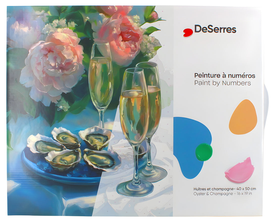 Paint by Numbers Oysters and Champagne