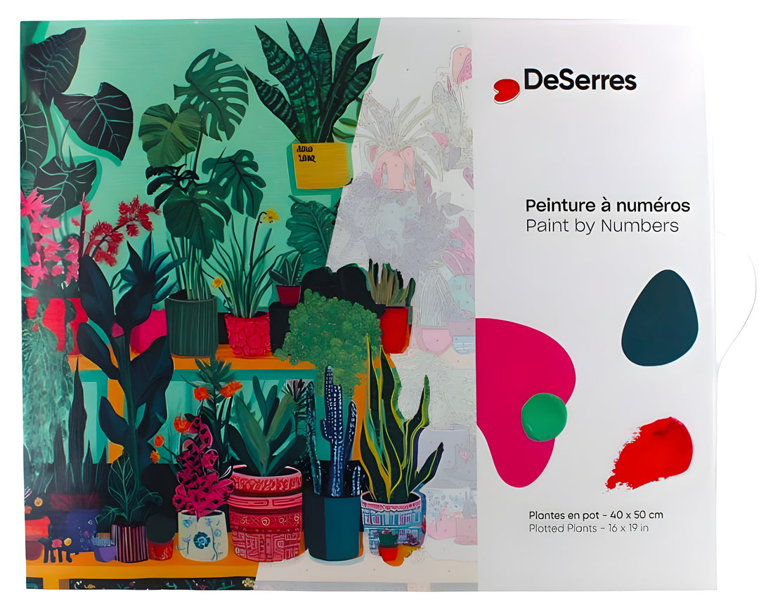Paint by Numbers Plants in pots