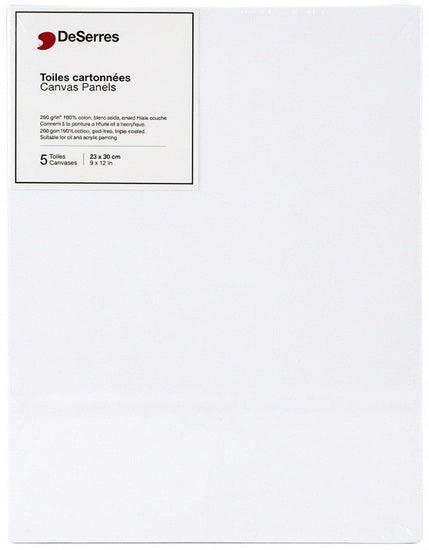 Canvas Board 9x12in- 5pcs