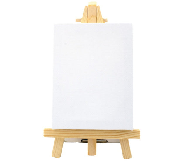Mini Easel And Canvas - asst