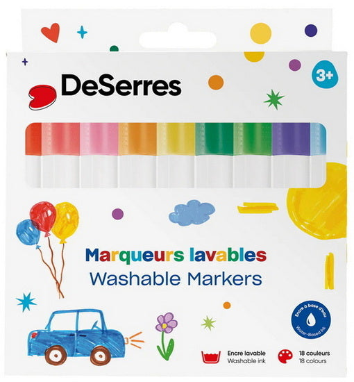 Set of 18 Markers For Children